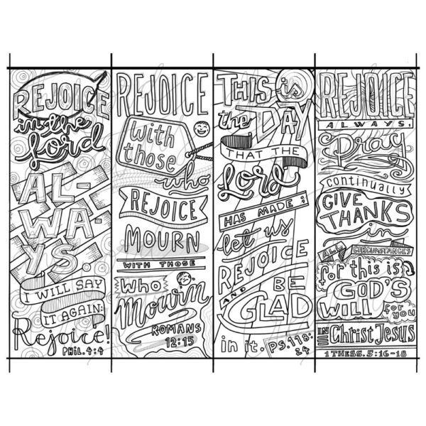 16 Christian Coloring Bookmarks - Printable Bible Verse Bookmarks