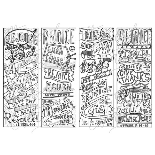 16 Christian Coloring Bookmarks - Printable Bible Verse Bookmarks
